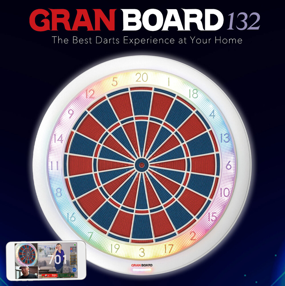 GranBoard132 Smartboard mit 2-Loch Segmenten für Android / iOS App bei DARTSHOP