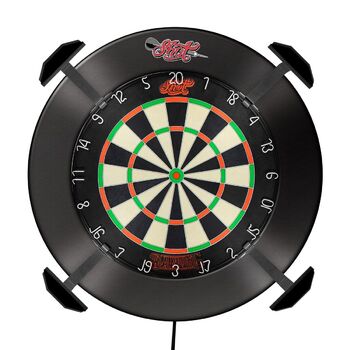 Surround und Dartboard nicht im Lieferumfang enthalten