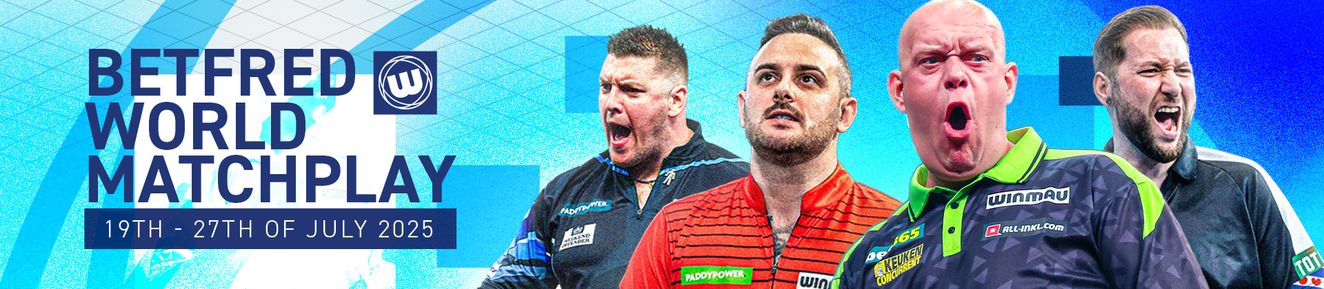 Banner Bewerbung Wolrd Match Play 19. bis 27.Juli 2025